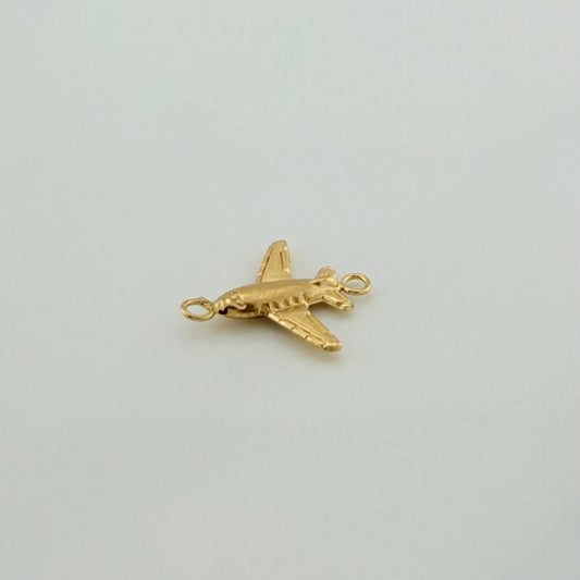 Herraje Avión 0.5gr / 1.7cm / Oro Amarillo 18K