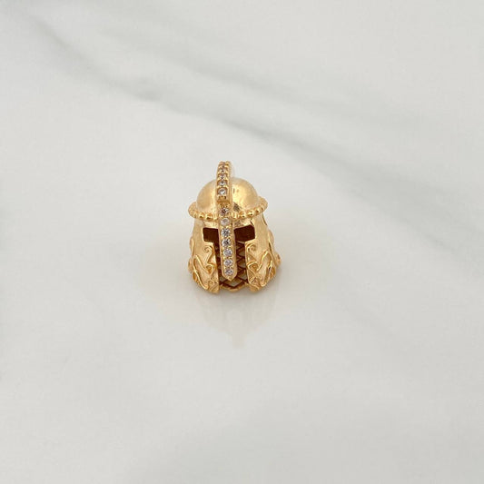 Herraje Casco Espartano 3.2gr / 1cm / Oro Amarillo 18K