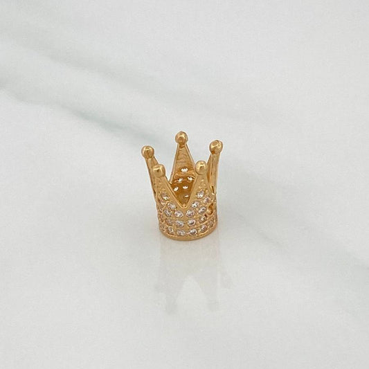 Herraje Corona 1.35gr / 1cm / Oro Amarillo 18K