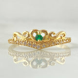Anillo Corazon 1.4gr / T6 1/4 / Oro Amarillo 18K *