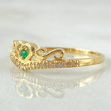 Anillo Corazon 1.4gr / T6 1/4 / Oro Amarillo 18K *