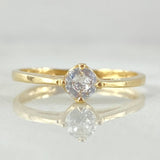 Anillo Cetro Solitario 1.65gr / T6 / Oro Amarillo 18K *