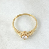 Anillo Cetro Solitario 1.65gr / T6 / Oro Amarillo 18K *