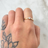 Anillo Solitario 1.75gr / T7 / Oro Amarillo 18K *