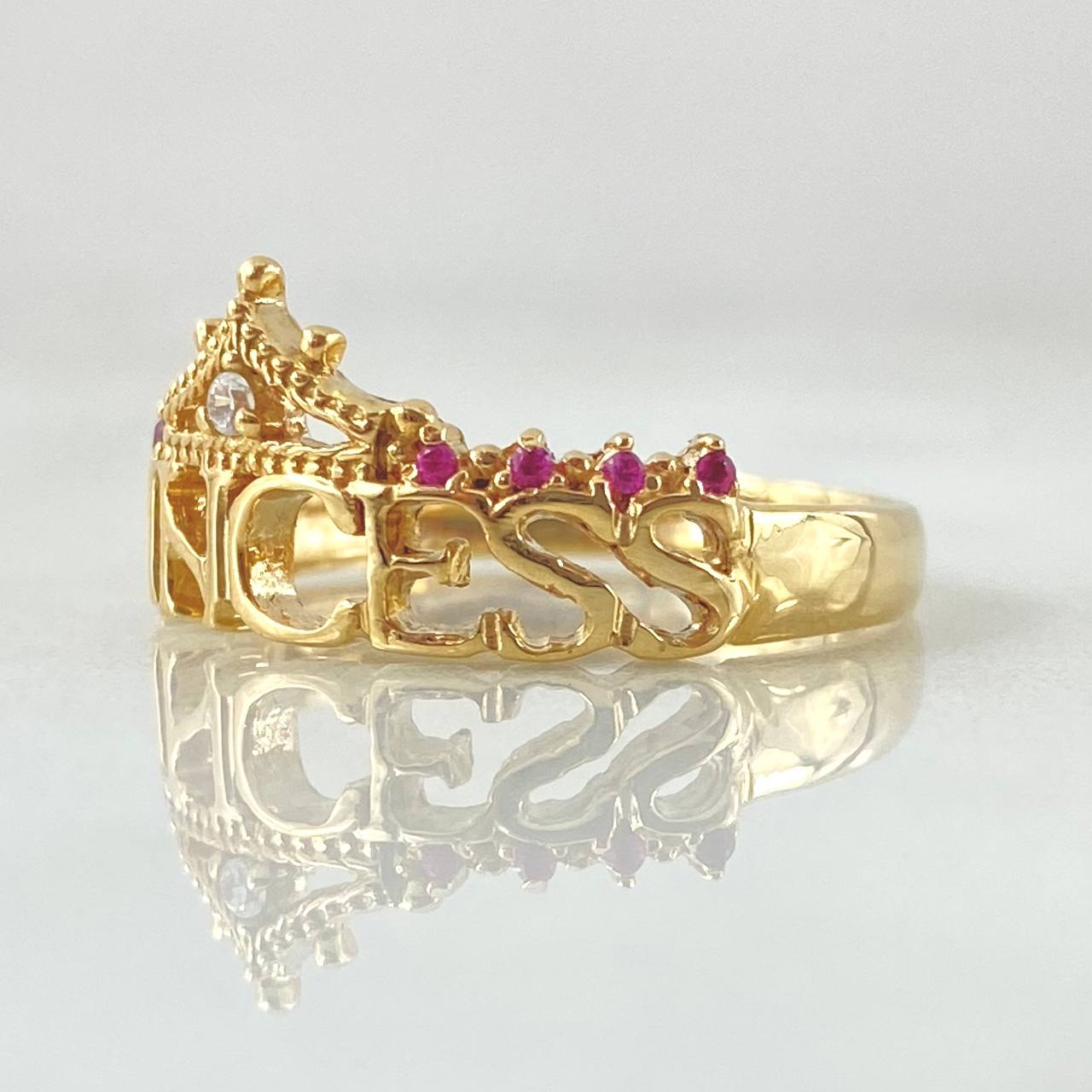 Anillo Princess 2.95gr / T6 3/4 / Oro Amarillo 18K