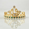 Anillo Corona Quinces 2.5gr / T6 / Oro Amarillo 18K