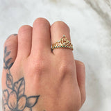 Anillo Corona Quinces 2.5gr / T6 / Oro Amarillo 18K