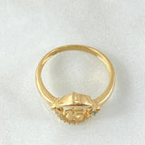 Anillo Arco Delfin Quinces 2.35gr / T7 1/2 / Oro Amarillo 18K