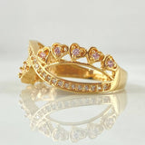 Anillo Amor Eterno 3.75gr / T7 3/4 / Oro Amarillo 18K