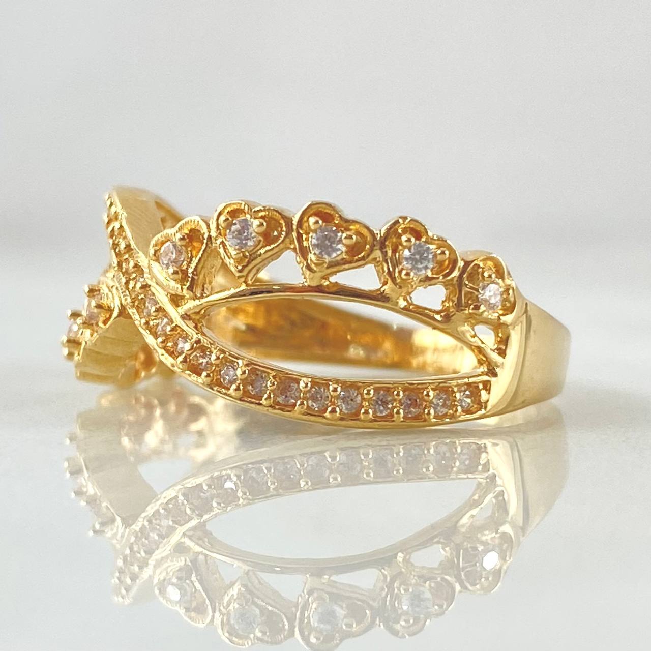 Anillo Amor Eterno 4.05gr / T8 / Oro Amarillo 18K