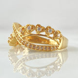 Anillo Amor Eterno 4.05gr / T8 / Oro Amarillo 18K