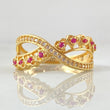 Anillo Amor Eterno 4.1gr / T7 1/2 / Oro Amarillo 18K