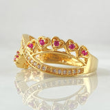 Anillo Amor Eterno 4.1gr / T7 1/2 / Oro Amarillo 18K