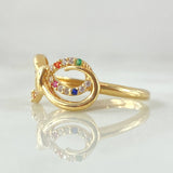 Anillo Moño 2.35gr / T6 1/4 / Oro Amarillo 18K