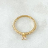 Anillo Solitario Tupido 1.8gr / T6 1/4 / Oro Amarillo 18K