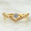Anillo Solitario Rombo Infinito 2.85gr / T7 / Oro Amarillo 18K