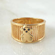 Anillo Malla Oso 3.8gr / T5 1/2 / Oro Amarillo 18K