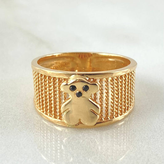 Anillo Malla Oso 3.8gr / T5 1/2 / Oro Amarillo 18K