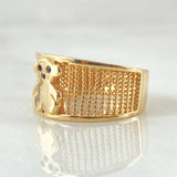 Anillo Malla Oso 3.8gr / T5 1/2 / Oro Amarillo 18K