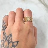 Anillo Malla Oso 3.8gr / T5 1/2 / Oro Amarillo 18K