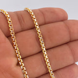 Cadena Veneciana 29gr / 60.5cm / Dos Oros Amarillo Blanco +3 18K $