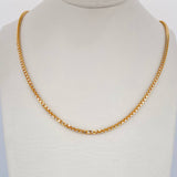 Cadena Veneciana 13.8gr / 60cm / Dos Oros Amarillo Blanco +3 18K $