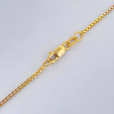 Cadena Veneciana 6.4gr / 60cm / Dos Oros Amarillo Blanco +3 18K $