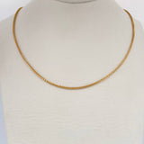 Cadena Veneciana 6.4gr / 60cm / Dos Oros Amarillo Blanco +3 18K $