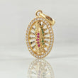 Dije Virgen De Guadalupe 2.6g / 2.5cm Oro Amarillo 18K