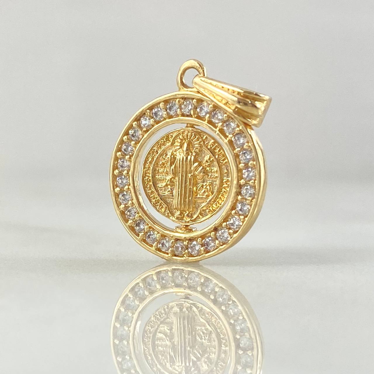 Dije San Benito 2.1gr / 2.2cm-Oro 18K