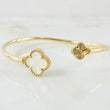 Pulso Aro Trebol 5.6gr / 15cm / Oro Amarillo Nac.Esp. 18K ©