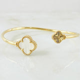 Pulso Aro Trebol 5.6gr / 15cm / Oro Amarillo Nac.Esp. 18K ©