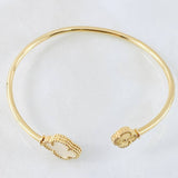 Pulso Aro Trebol 5.6gr / 15cm / Oro Amarillo Nac.Esp. 18K ©