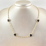 Cadena GC Corazon  9.6gr / 45cm / Oro Amarillo Nac.Esp. 18K ©