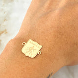 Herraje Escudo America De Cali 0.8gr / 1.9cm / Oro Amarillo 18K ©