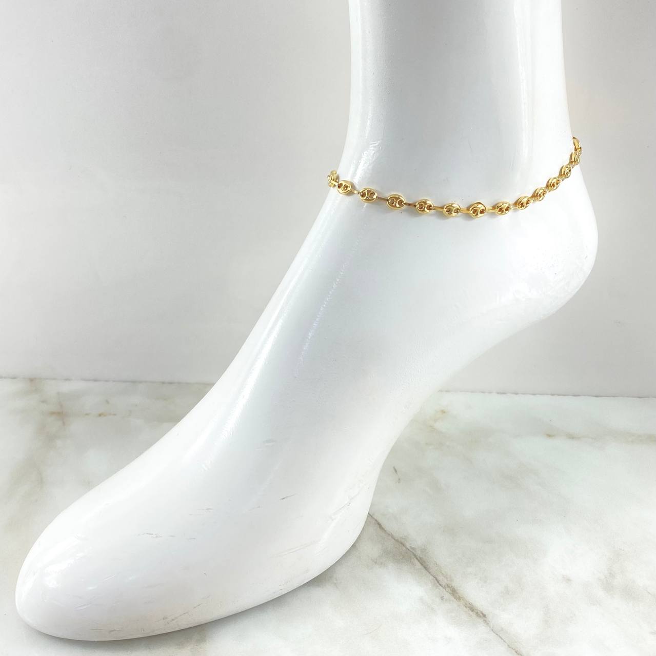 Tobillera GC 3.75gr / 25.5cm / Oro Amarillo 18K *