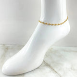 Tobillera GC 3.75gr / 25.5cm / Oro Amarillo 18K *