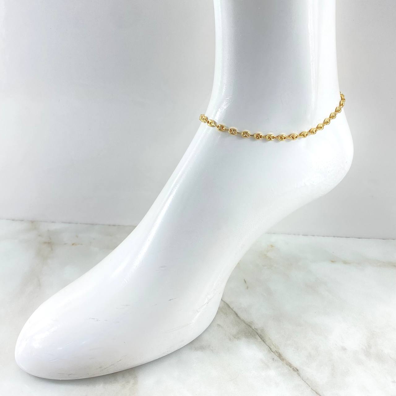 Tobillera GC 3.75gr / 25.5cm / Oro Amarillo 18K *
