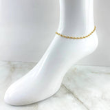 Tobillera GC 3.5gr / 25cm / Oro Amarillo 18K *
