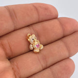 Dije Oso Corazon Articulado 2.6gr / 2cm / Oro Amarillo 18K $