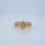 Anillo Corona Rx 3.65gr / T8 1/4 / Oro Amarillo 18K $