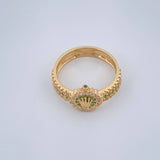 Anillo Corona Rx 3.65gr / T8 1/4 / Oro Amarillo 18K $