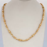 Cadena Rustica Dubai 29.15gr / 60.5cm / Oro Amarillo 18K $