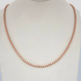 Cadena Veneciana 17.8gr / 60cm / Dos Oros Blanco Rosa +3 18K $