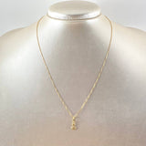 Set Cadena Veneciana 0.95gr / 45cm / 0.5mm + Dije Ancla 0.25gr / 1.4cm 1.2gr Oro Amarillo 18K (Oferta)