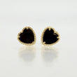 Topos Corazon Negro 2.35gr / 8.4mm Oro Amarillo Nac.Esp. 18K