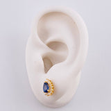 Topos Gota Tupida Zafiros 80pts 2g / 9.75mm Oro Amarillo 18K