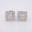 Topos Cubo Diamantes 2.2qts 6.3g / 10.25mm Oro Blanco 18K