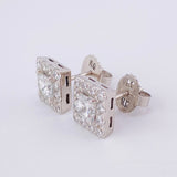 Topos Cubo Diamantes 2.2qts 6.3g / 10.25mm Oro Blanco 18K