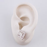 Topos Cubo Diamantes 2.2qts 6.3g / 10.25mm Oro Blanco 18K